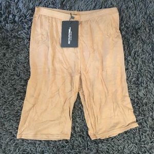 Camel colored bike shorts from PLT!